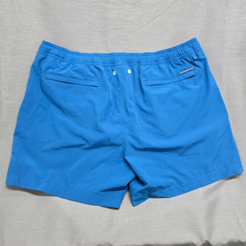 Southern Tide Mens XL Blue Swim Trunks Cocotex‎ Stretch Board Shorts 6 Inch Ins